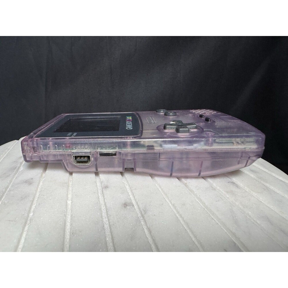 Nintendo Gameboy Color CGB-001 Atomic Purple Handheld Console Tested Works! - Picture 8 of 11